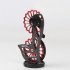 Road Bike Carbon Fiber Rear Pulley Guide Wheel 5800 7000 8000 9000 Bicycle Accessories 8000 guide wheels black red