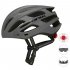 Road Mountain Bike Riding Helmets with Light Men And Women Outdoor Cycling Accessories white M L  55 61CM 