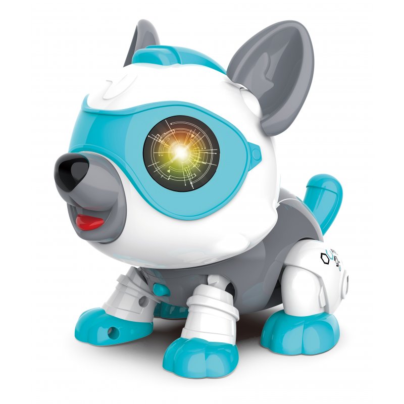 Robot Dog Cute DIY Sing and Dance Parent-child Interactive Toys Blue DIY