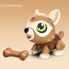 Robot Dog For Kids Diy Electronics Robotic Dog Toys With Bone Voice For Touch Control Smart Pet Robot Toys brown