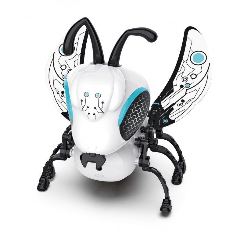 Robot Insect Cute DIY Sing and Crawling Parent-child Interactive Toys White