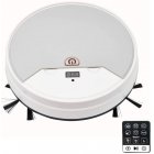Robot Vacuum Cleaner Strong Suction Intelligent Sweeping Mopping with Timer Function white_26cm
