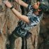 Rock Climbing Chalk Bag  Pocket Chalk Buckets  Waterproof Magnesium Powder Bag With Powder Brush   For Rock Climbing  Bouldering  Weightlifting  Gymnastics pitc