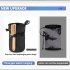 Rock Climbing Chalk Bag  Pocket Chalk Buckets  Waterproof Magnesium Powder Bag With Powder Brush   For Rock Climbing  Bouldering  Weightlifting  Gymnastics pitc