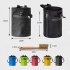 Rock Climbing Chalk Bag  Pocket Chalk Buckets  Waterproof Magnesium Powder Bag With Powder Brush   For Rock Climbing  Bouldering  Weightlifting  Gymnastics pitc