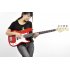 Rock and roll with this 21 fret Electric Bass Guitar with a Basswood Body  Maple Neck and a Single Pickup will make you the star of the show