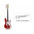 Rock and roll with this 21 fret Electric Bass Guitar with a Basswood Body  Maple Neck and a Single Pickup will make you the star of the show