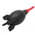 Rocket Air Blower Lens Cleaner SLR Camera Cleaning Tool Black red