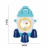 Rocket Launcher Water Spray Rocket Toys Water Pressure Lift Sprinkler Rotating Water Toys orange
