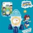 Rocket Launcher Water Spray Rocket Toys Water Pressure Lift Sprinkler Rotating Water Toys blue