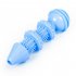 Rocket Shaped Pet Toothbrush Toy Indestructible Bite resistant Dogs Chew Toys Light Blue