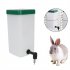 Rolling Ball Type Water  Dispenser Drinker Feeder Pet Automatic Drinking For Hamster Rabbit Guinea Pig Parrot Hedgehog Squirrel Chinchilla 500ml