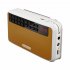 Rolton E500 Portable Stereo Bluetooth compatible Speaker Fm Radio Clear Bass Dual Track Tf Card Usb Music Player Orange