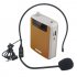 Rolton K300 Portable Voice Amplifier With Belt Clip Headset Microphone Radio Support Fm Tf Mp3 Speaker Purple