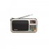 Rolton W405 Digital Mini Mp3 Music Player Portable Fm Radio Speaker Tf Usb Disk Player with Flashlight Gold