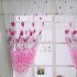 Romantic Window Door Tulip Print Voile Sheer Curtain Drape Creative Floral Translucent Tulle Divider Valance Pink Pink 100   200cm