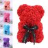 Romantice Rose Bear Toy with Box  for Valentine s Day Wedding Party Gift