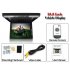 Roof mounted TFT LCD monitor with a large 13 3 inch display   This is a great video accessory for keeping the kids entertained  company vehicles that often esco