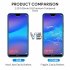 Roove HD Transparent Glass Screen Protector for Huawei Honor 8X Mobile Phone Tempered Glass Film Scratchproof Waterproof Eyesight Friendly Transparent