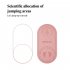 Rope Skipping Exercise Workout Mat 6mm 8mm Thickened Mute Noise Reduction Non Slip Jump Rope Mat For Yoga Pilates Dark gray 6mm