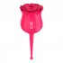 Rose Sucking Vibrator Nipple Clit Stimulator Vibrating Clitoris Sucker Vibator with 7 Mode Vibration Red
