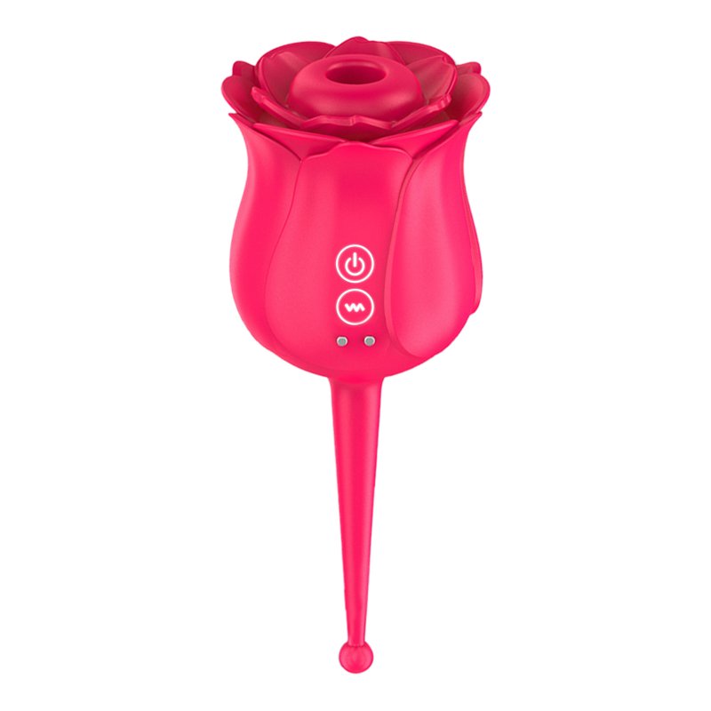 Rose Sucking Vibrator Nipple Clit Stimulator Vibrating Clitoris Sucker Vibator