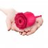 Rose Sucking Vibrator Nipple Clit Stimulator Vibrating Clitoris Sucker Vibator with 7 Mode Vibration Red