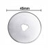 Rotary Cutter With 45mm Blades 20 Pack Rotary Cutter Replacement Blades Ergonomic Small Rotary Cutter Safety Lock Fabric Cutter Tool For Sewing Quilting Craftin