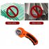 Rotary Cutter With 45mm Blades 20 Pack Rotary Cutter Replacement Blades Ergonomic Small Rotary Cutter Safety Lock Fabric Cutter Tool For Sewing Quilting Craftin