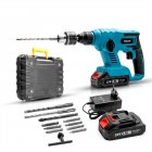 Rotary Hammer Drill Kit Wireless Electric Impact Drill Demolition Hammer Tool