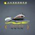Rotary Sequins Artificial Lure Wobblers Baits Easy Shiner Metal Steel Tackle  Silver orange 25g