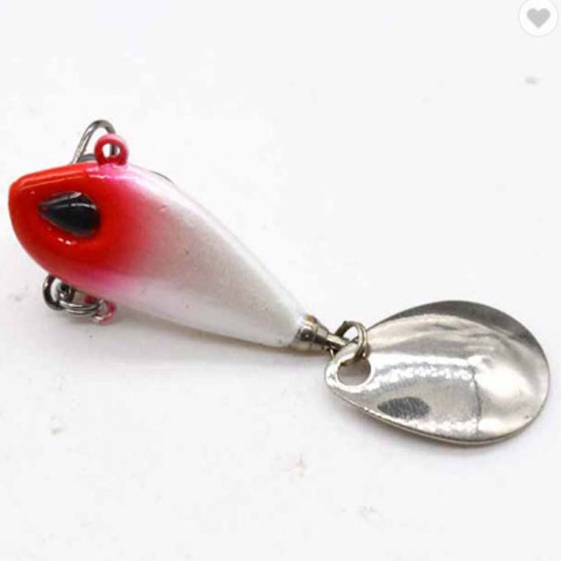 Rotary Sequins Artificial Lure Wobblers Baits Easy Shiner Metal Steel Tackle  Red head_25g