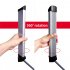Rotatable LED Fill Light Dimmable Flexible Dual Arm for Cellphone Live Video Selfie Photography base version   light stand