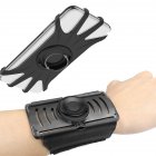 Rotatable <span style='color:#F7840C'>Mobile</span> <span style='color:#F7840C'>Phone</span> <span style='color:#F7840C'>Holder</span> for Running Mountaineering Wrist Bracket Black