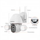 Rotatable Wifi Security Moniter Camera Fast Speed 3 Night Mode H.265x Storage Design 3mp Hd Camera For Outdoor Doorway Courtyard 2 million HD camerara