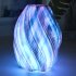 Rotating Vase Light Atmosphere Table Lamp 300mah Battery Remote Control 3d Printing Colorful Led Night Light 3 color touch pat