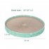 Round Cat Scratcher Bed  Multifunctional Cat Scratching Board  Corrugated Paper Cats Scratching Board For Kitten Large Pet Furniture Supplies  Green  small