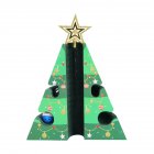 Round Cat Scratching Board Christmas Tree Shape Wear-resistant Scratching Board 28.5x13x8cm