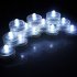Round LED waterproof candle light  color card packaging  white 12PCS group