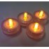 Round LED waterproof candle light  color card packaging  yellow 12PCS group