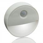 Round Shape Infrared Human Body Induction Lamp for Home <span style='color:#F7840C'>Wall</span> Cabinet <span style='color:#F7840C'>Night</span> <span style='color:#F7840C'>Light</span> white <span style='color:#F7840C'>light</span>