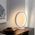 Round Table Lamp LED Bedside Lamps USB Plug in LED Night Light 3 Colors Lighting Dimmable Table Lamp For Bedroom Living Room Bar Hotel gold