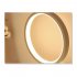 Round Table Lamp LED Bedside Lamps USB Plug in LED Night Light 3 Colors Lighting Dimmable Table Lamp For Bedroom Living Room Bar Hotel gold
