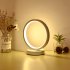 Round Table Lamp LED Bedside Lamps USB Plug in LED Night Light 3 Colors Lighting Dimmable Table Lamp For Bedroom Living Room Bar Hotel gold