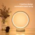 Round Table Lamp LED Bedside Lamps USB Plug in LED Night Light 3 Colors Lighting Dimmable Table Lamp For Bedroom Living Room Bar Hotel gold