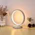 Round Table Lamp LED Bedside Lamps USB Plug in LED Night Light 3 Colors Lighting Dimmable Table Lamp For Bedroom Living Room Bar Hotel gold