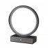 Round Table Lamp With Usb Power Cord Circular Dimmable Table Lamp Nightstand Lamp Bedhead Table Lamp For Bedroom Living Room Bar Restaurant 20CM black