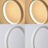 Round Table Lamp With Usb Power Cord Circular Dimmable Table Lamp Nightstand Lamp Bedhead Table Lamp For Bedroom Living Room Bar Restaurant 20CM black