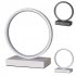 Round Table Lamp With Usb Power Cord Circular Dimmable Table Lamp Nightstand Lamp Bedhead Table Lamp For Bedroom Living Room Bar Restaurant 20CM black