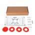 Router Table Insert  Plate Set W  4 Rings Screws For Woodworking Engraving Machine Silver